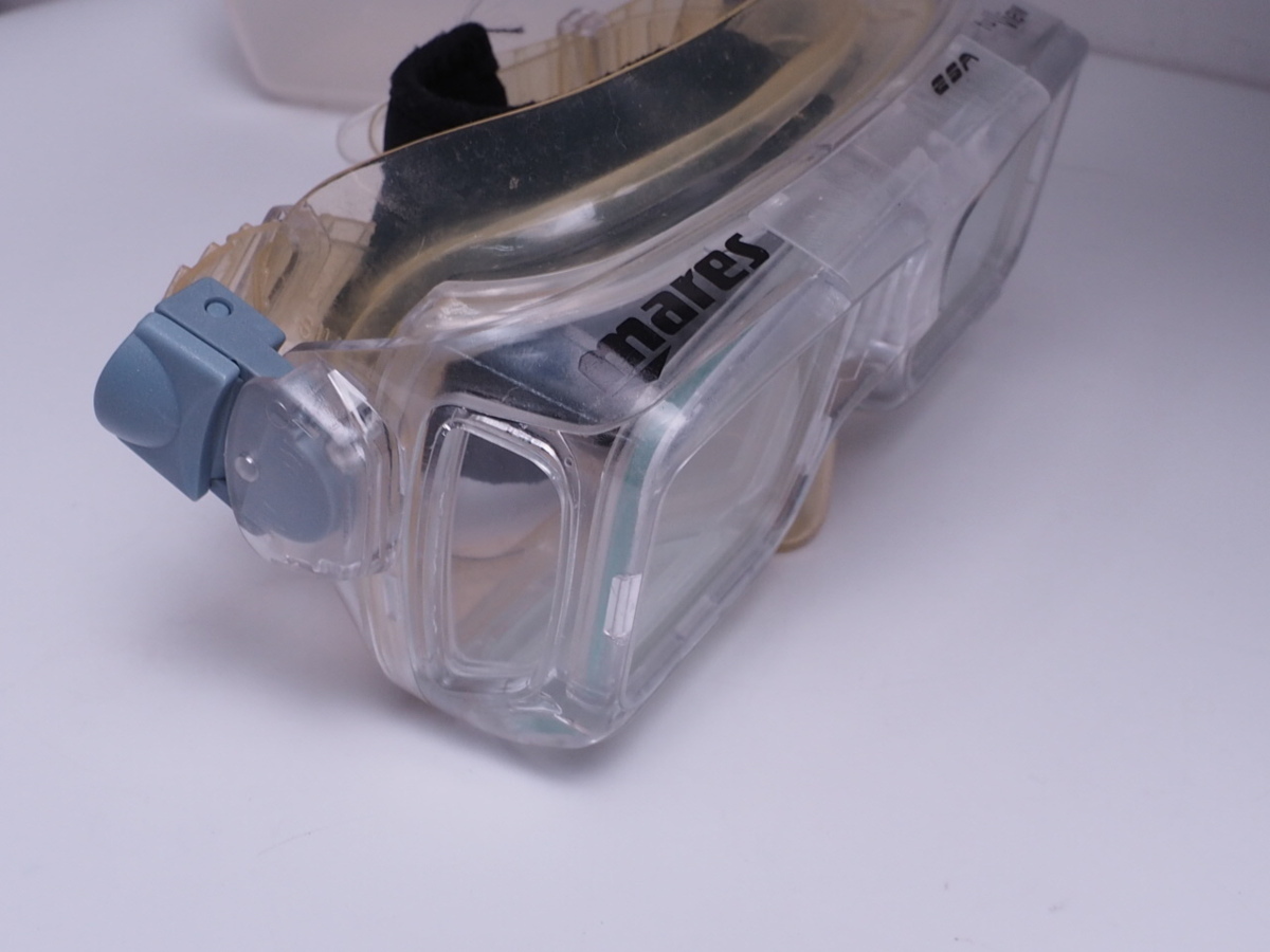 USED MARESma отсутствует ESA 6 глаз маска прозрачный маска ремешок с чехлом дайвинг с аквалангом сопутствующие товары [D48102]