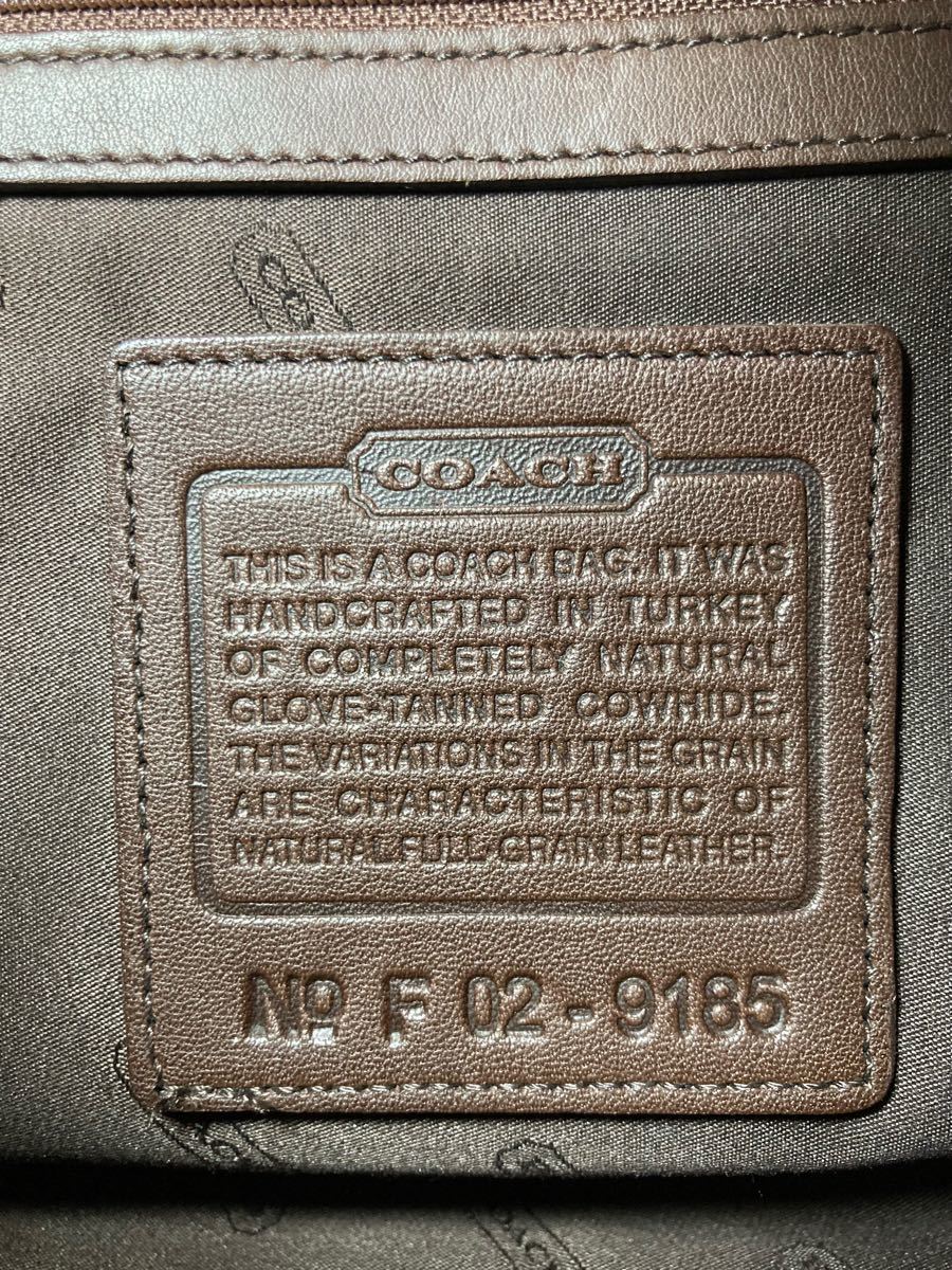 COACH オールドコーチ 2way ショルダーバッグ ハンドバッグ 9185 9