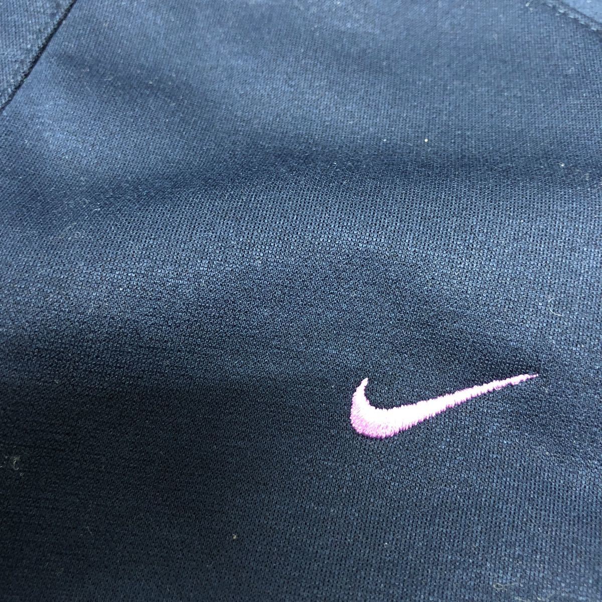 nike Nike tennis reverse side f lease jersey navy blue pink M lady's g1