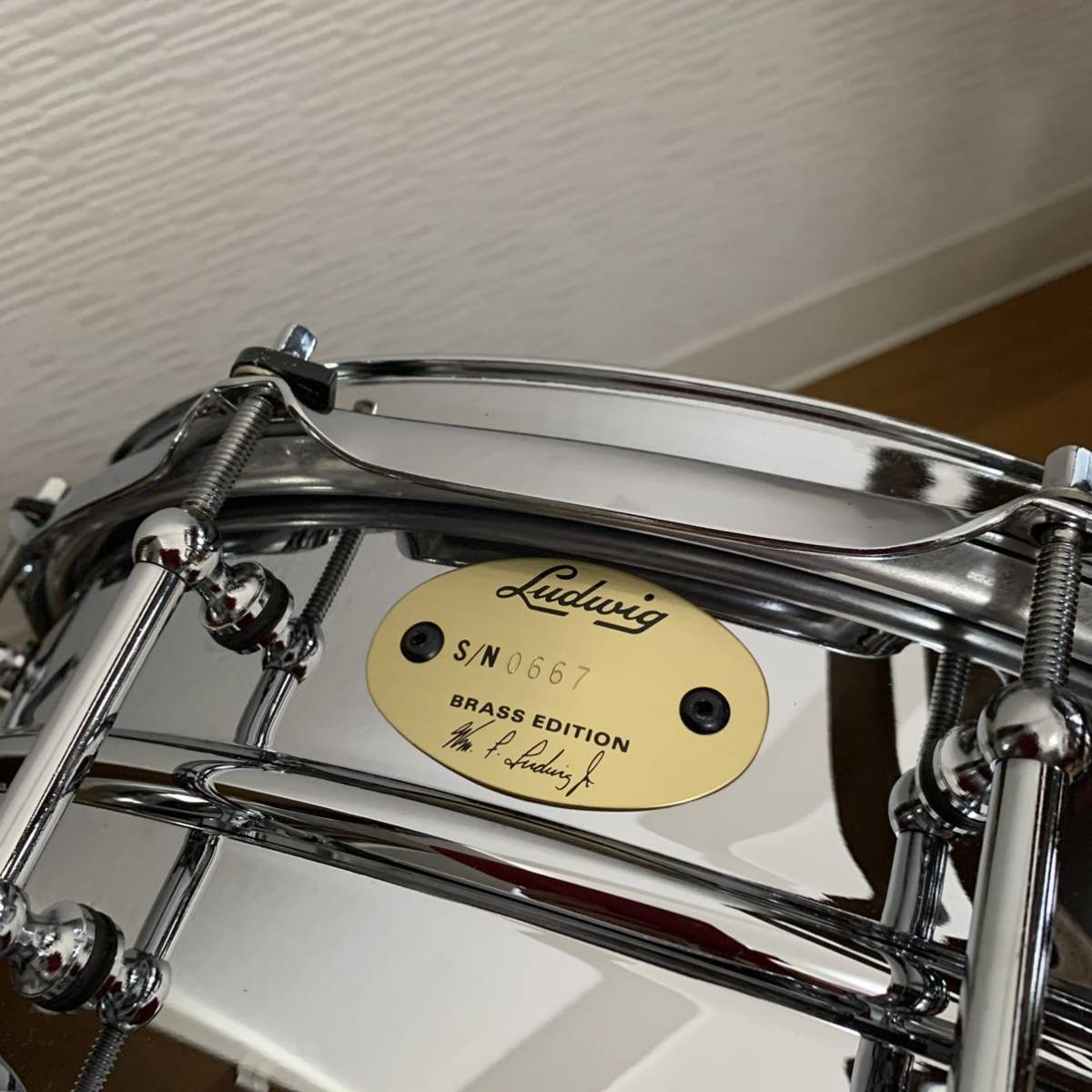 即出荷】【即出荷】ludwig(ラディック)lm411 70年代ビンテージスネア