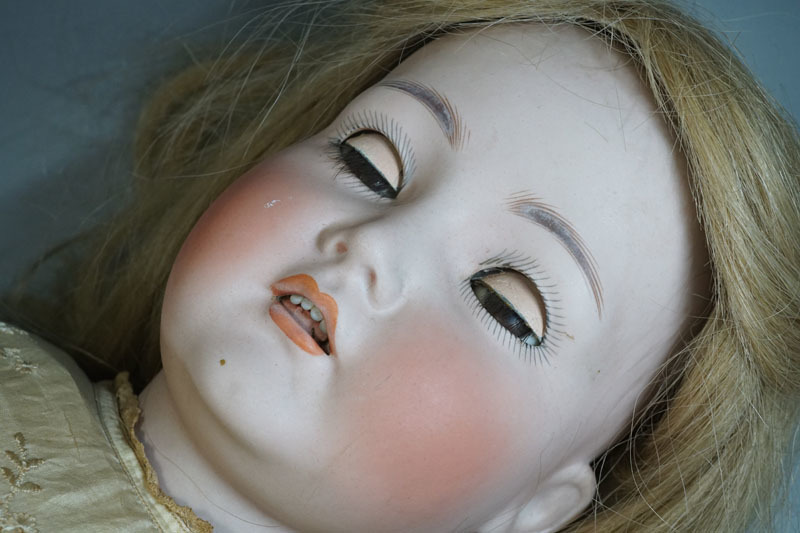 したらご ヤフオク! 定価99万円 アンティークビスクドール Simo