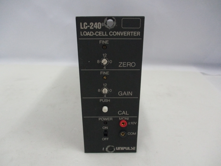 UNIPULSE LC240 LOADCELL CONVERTER 低ドリフト・低ノイズロードセルコンバータ 動作未確認 付属品なし 