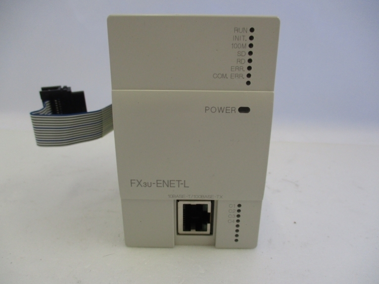 MITSUBISHI シーケンサ Ethernetインタフェースブロック FX3U-ENET-L 動作未確認 付属品なし