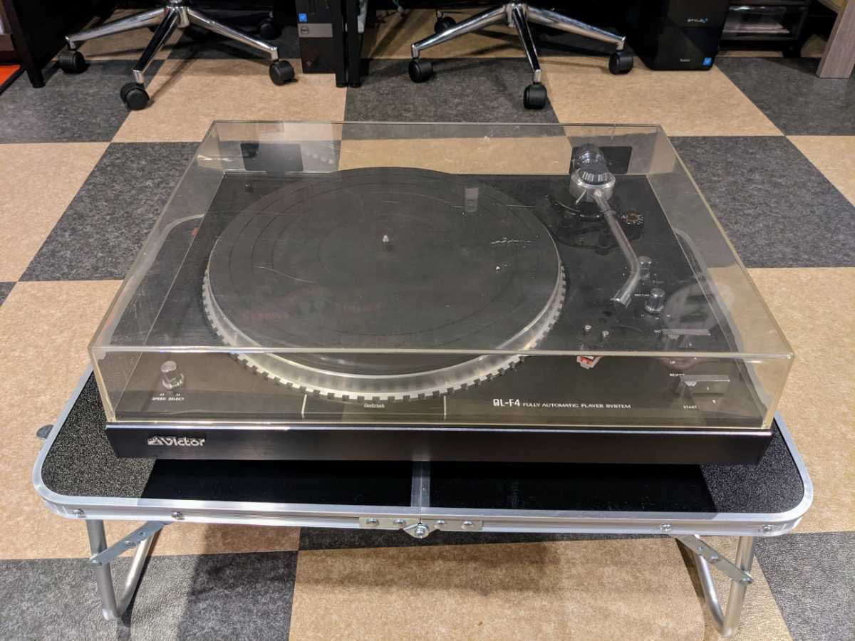 ビクター QL-F4 フルオートレコードプレーヤー 新品カートリッジ