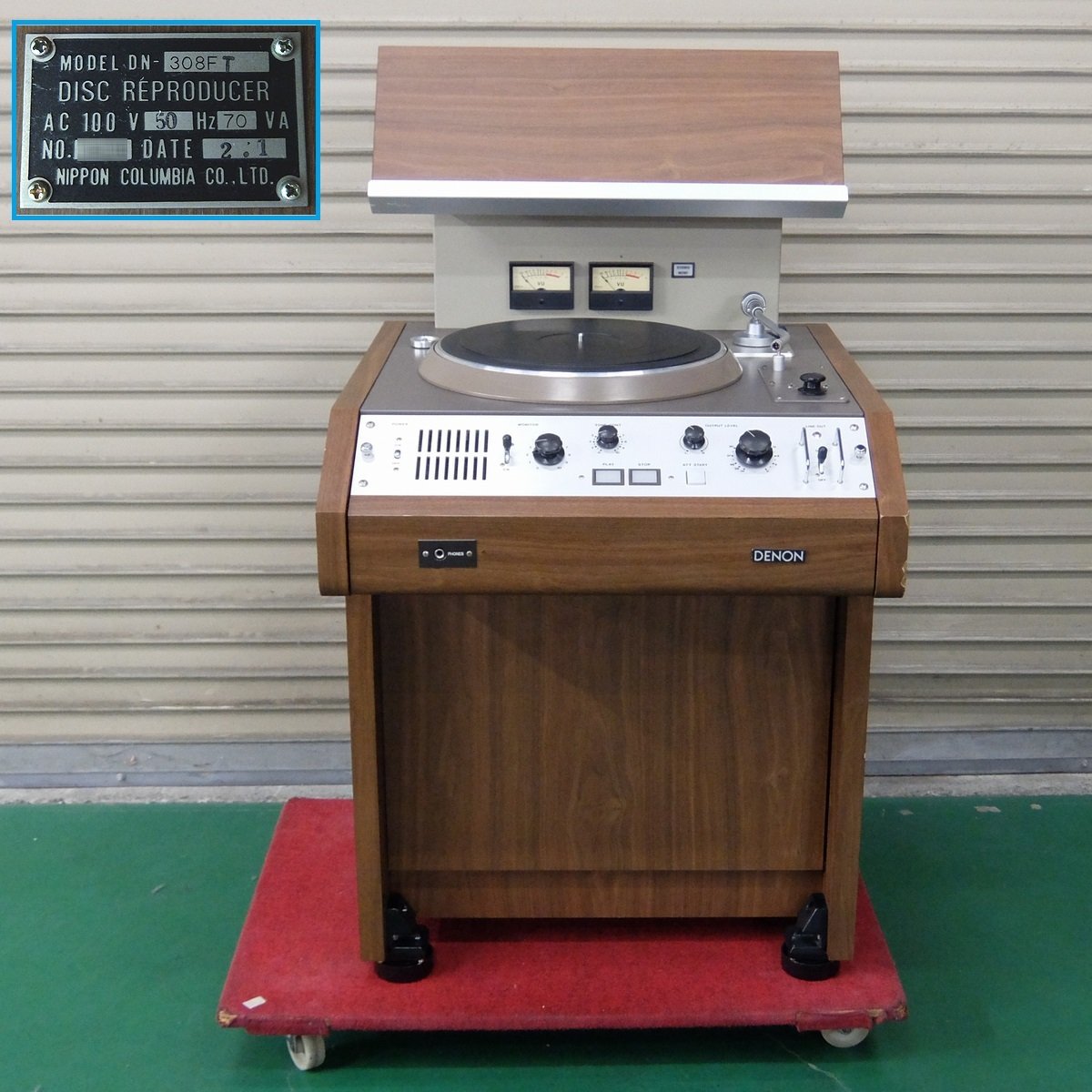 Yahoo!オークション - DENON DN-308FT 業務用レコードプレーヤー Yahoo!オークション - DENON DN-308FT 業務用レコードプレーヤー