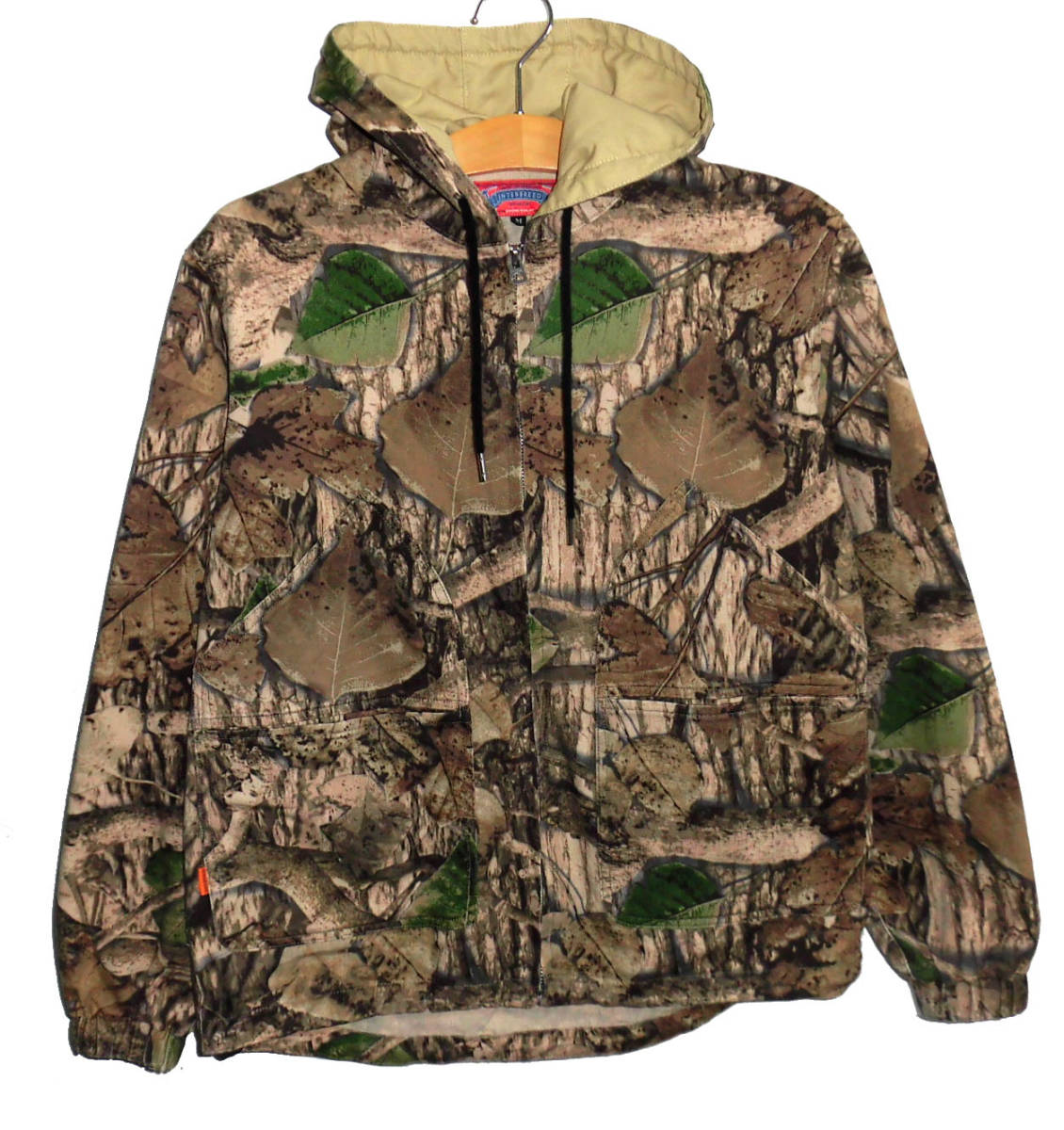 ◆美品 INTERBREED インターブリード CAMOUFLAGE YACHT PARKA リアルツリー フードジャケット M マウンテンパーカー_画像2