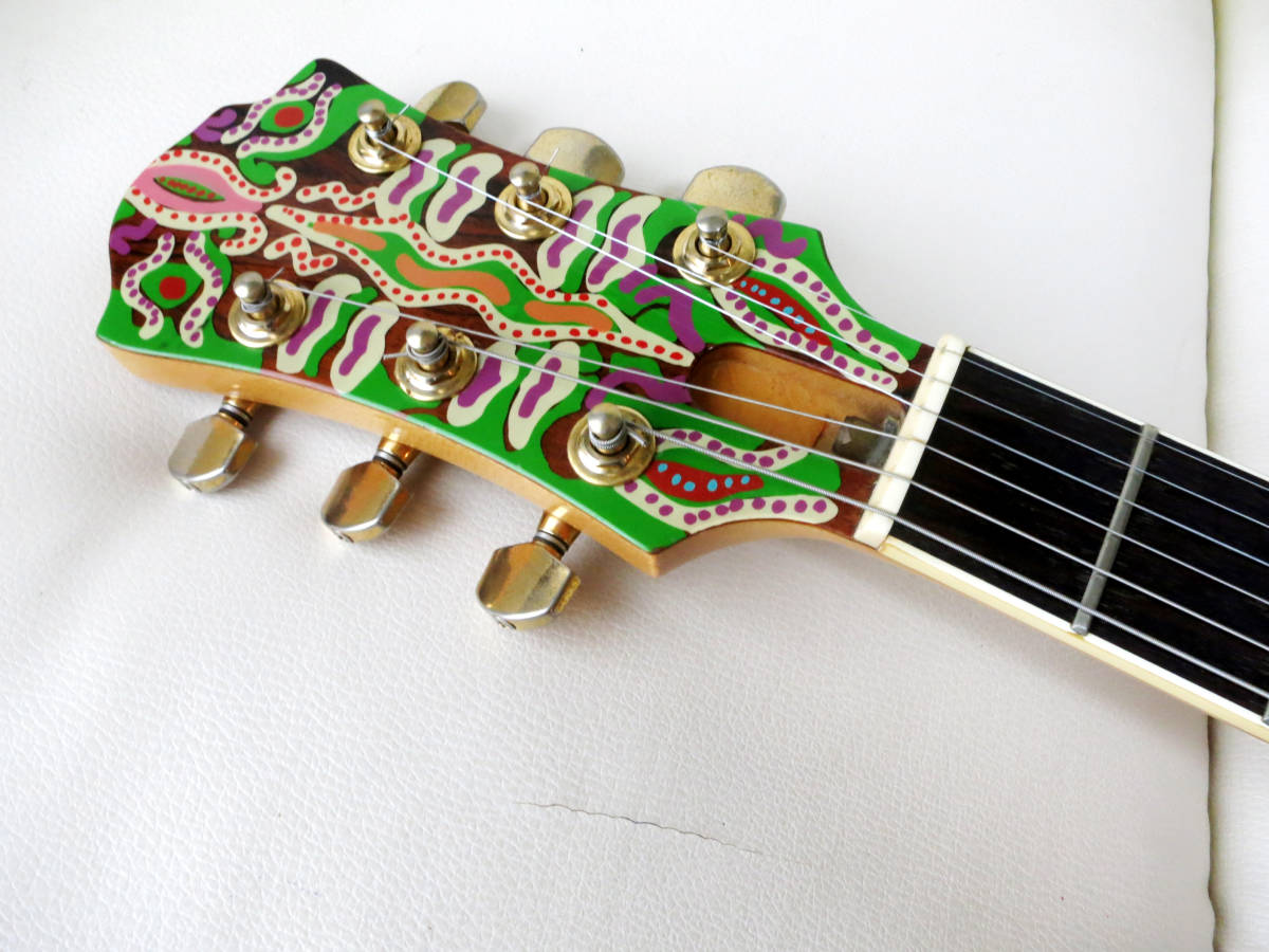 ◇Burny MG-120X(MG-165X) Graphic on Black hide 整備済 ハードケース