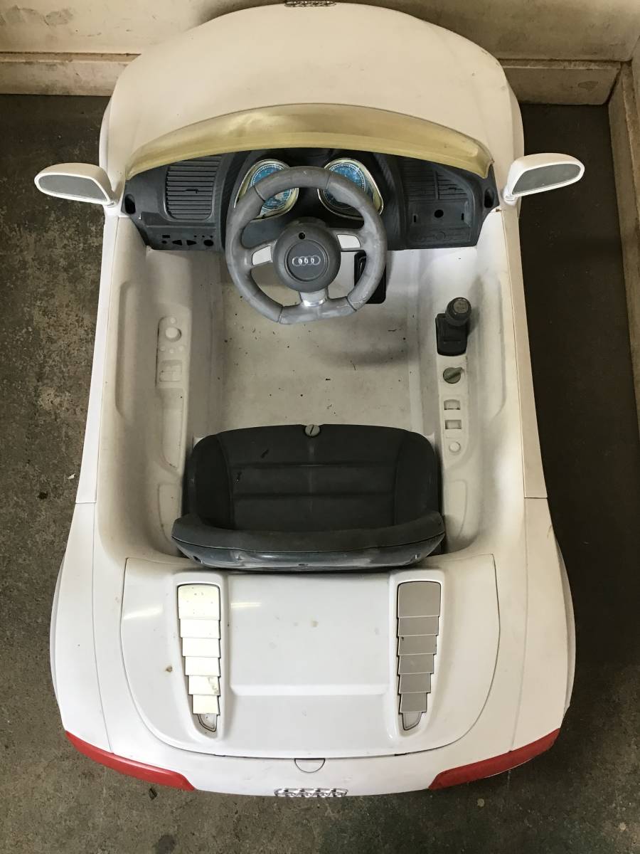 * Gifu departure Audi / electric toy for riding ^AUDI/ supercar / for children electric car / automobile / radio-controller / adaptor attaching / dirt scratch equipped / secondhand goods R4.5/20*