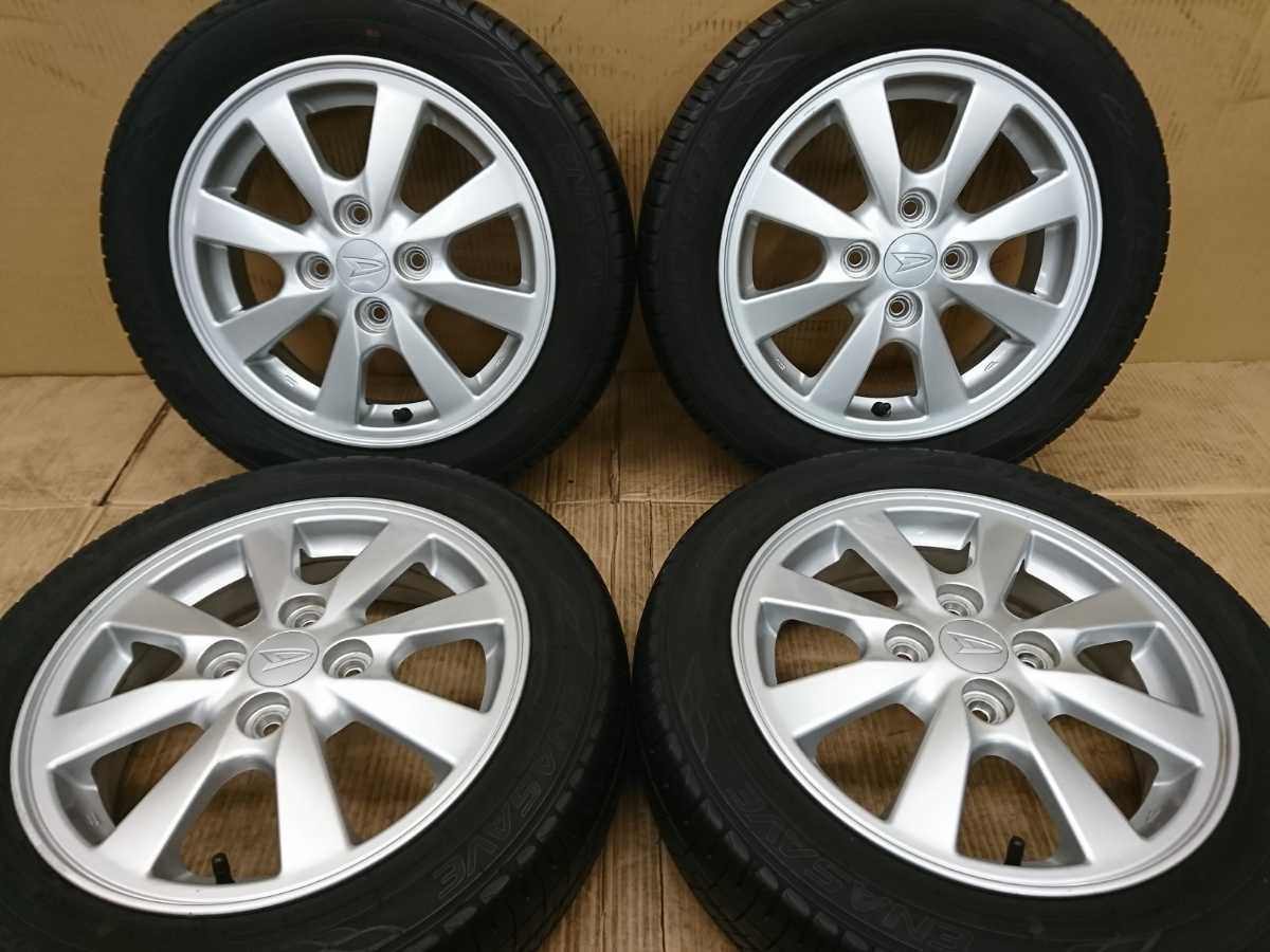 ダイハツ 純正 14×4.5J 4H +45 PCD100 18年製 ENASAVE EC204 155/65R14 バリ溝 DAIHATSU タント ムーヴ ミラ アトレー 軽自動車全般_画像1