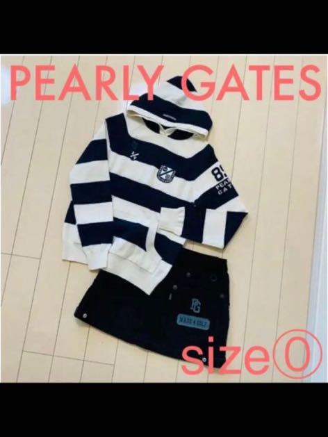 PEARLY GATES パーリーゲイツ レディース ボーダー パーカー フーディ