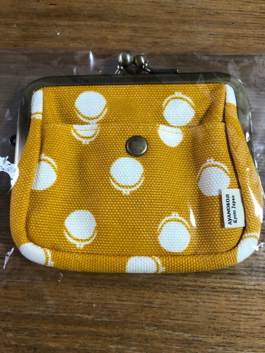 AYANOKOJI がま口オールインワンケース 帆布・がま口ドット AYANOKOJI がま口オールインワンケース 帆布・がま口ドット