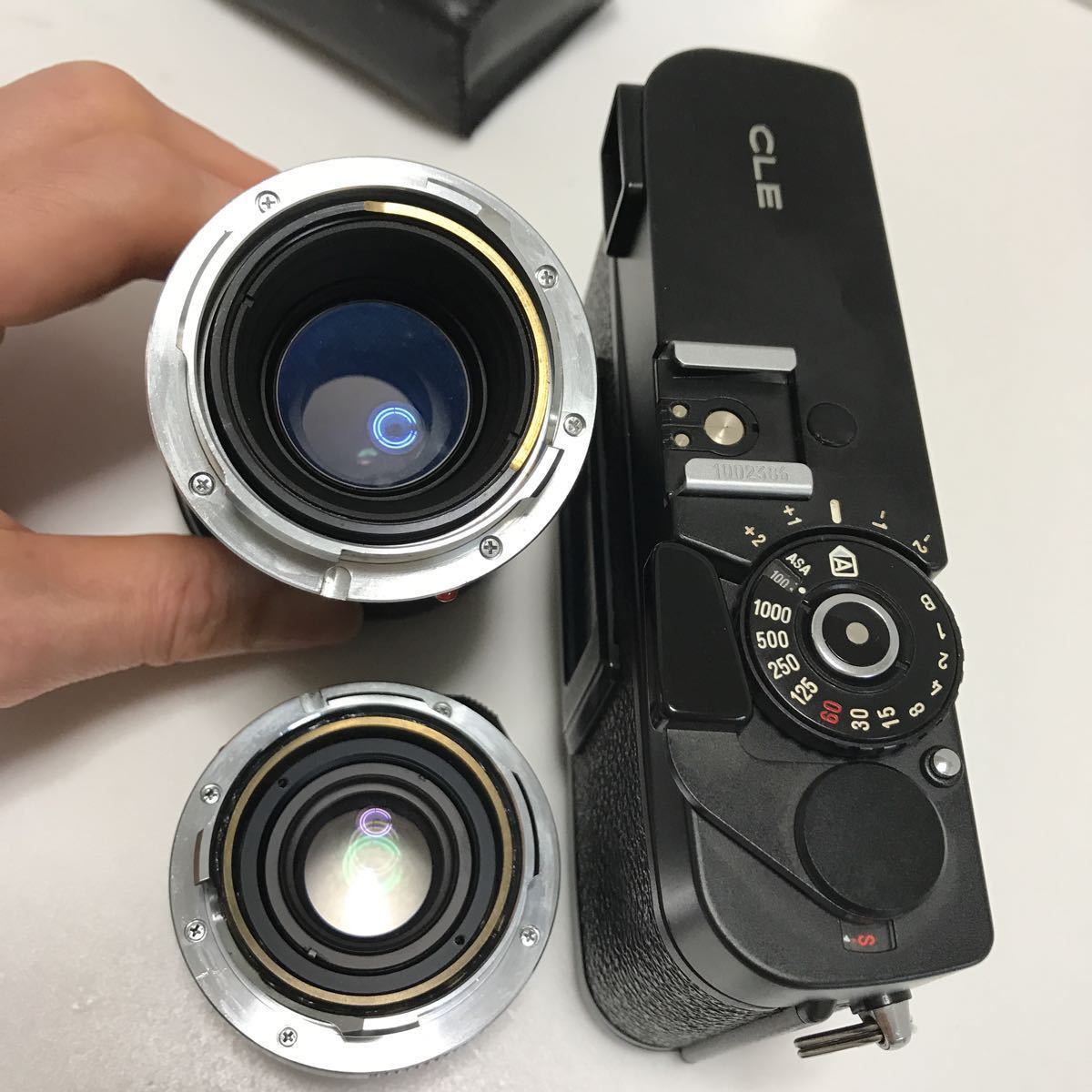 MINOLTA CLE レンズ 2本付M-ROKKOR 40mm 1:2 40.5mm /90mm 1:4 MINOLTA CLE レンズ 2本付M-ROKKOR 40mm 1:2 40.5mm /90mm 1:4