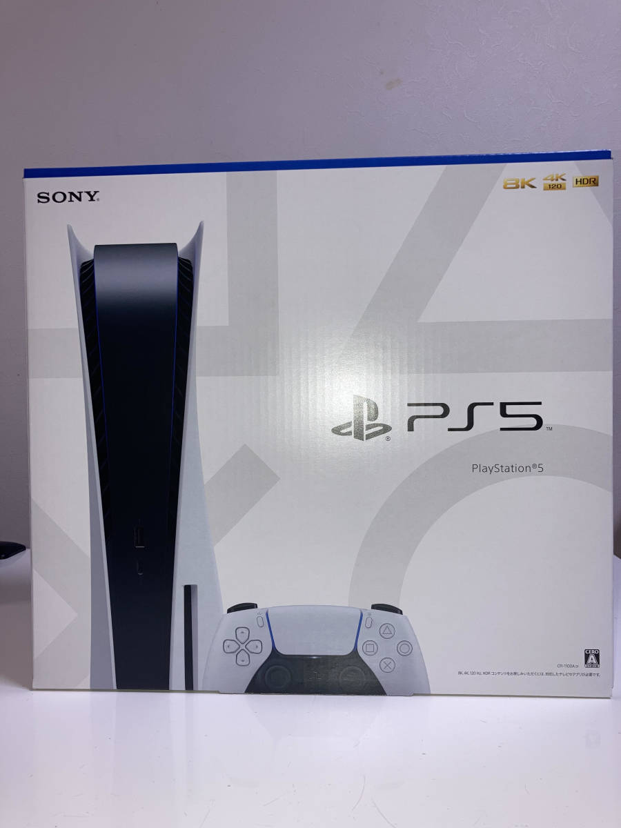 【新品未使用】 PlayStation5 本体 ディスクドライブ搭載モデル CFI-1100A01 SONY ソニー_画像1