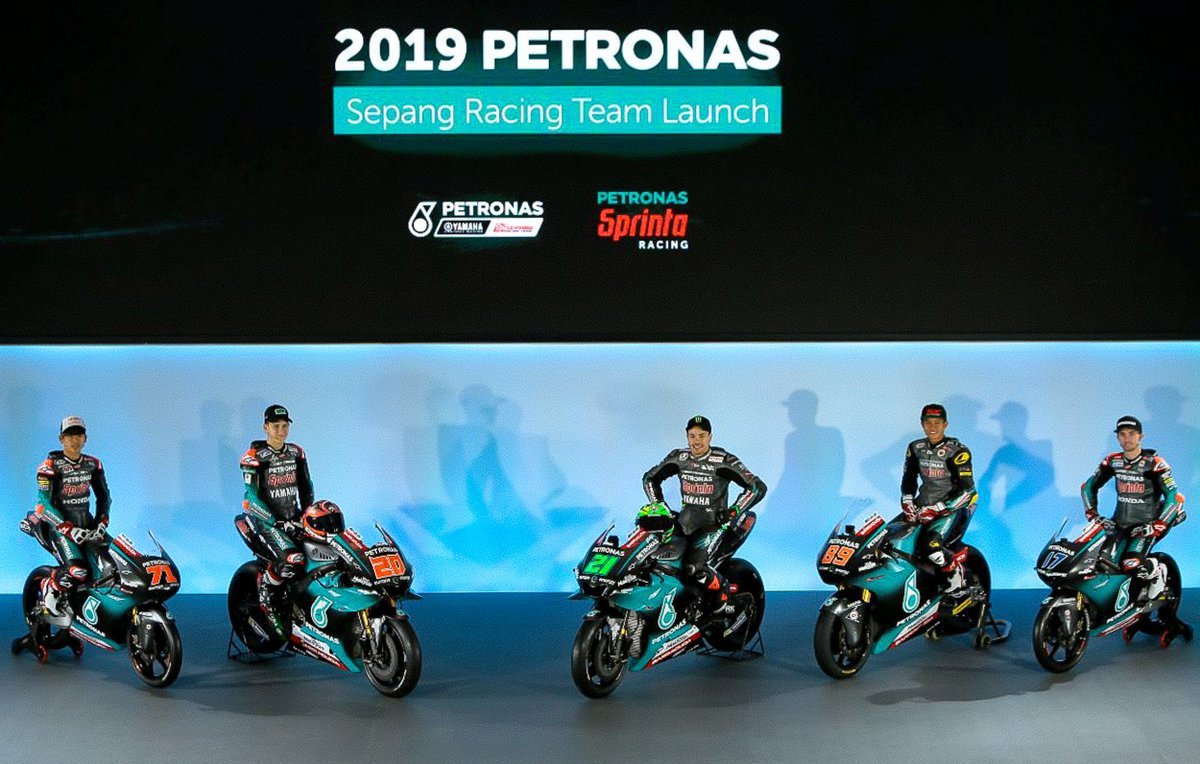 本物・正規品【PETRONAS YAMAHA SRT】MotoGP オフィシャル ポロシャツ【L】希少_画像9