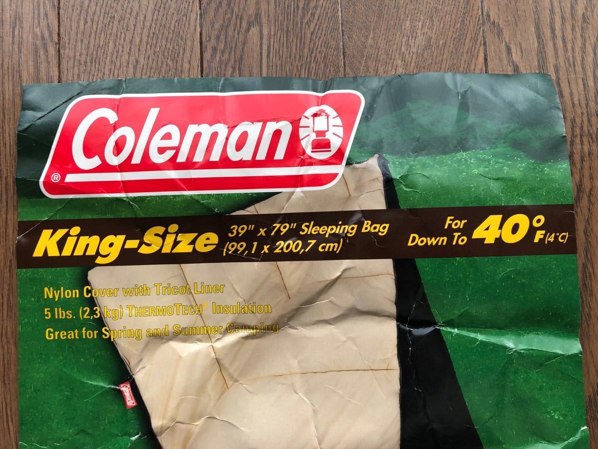 Colemanファミリー2in1よりゆったりコールマン キングサイズ寝袋2枚セット