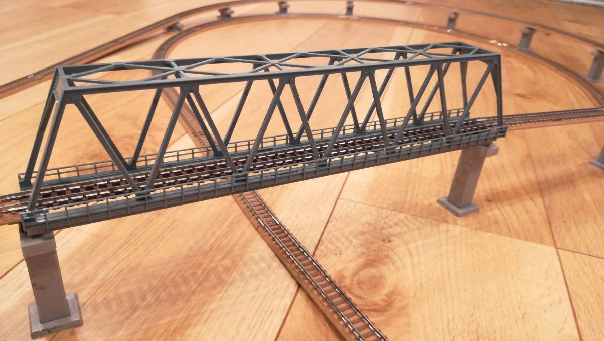 Yahoo!オークション - Tomix 単線立体交差レイアウト 鉄橋 橋脚