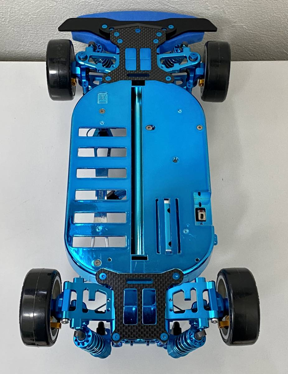 1/10RC タミヤ TT01 TYPE-E フェアレディ240Z【ブルーメッキシャーシ】【ブラシレスドリフト仕様】【珍品】_画像7