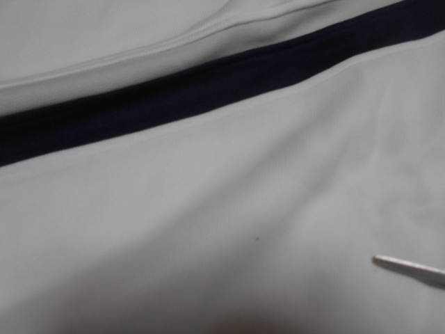 2XO белый × темно-синий AN-706 Asics короткий рукав футболка спортивная форма спортивная форма Showa Retro не использовался плесень пятна загрязнения!