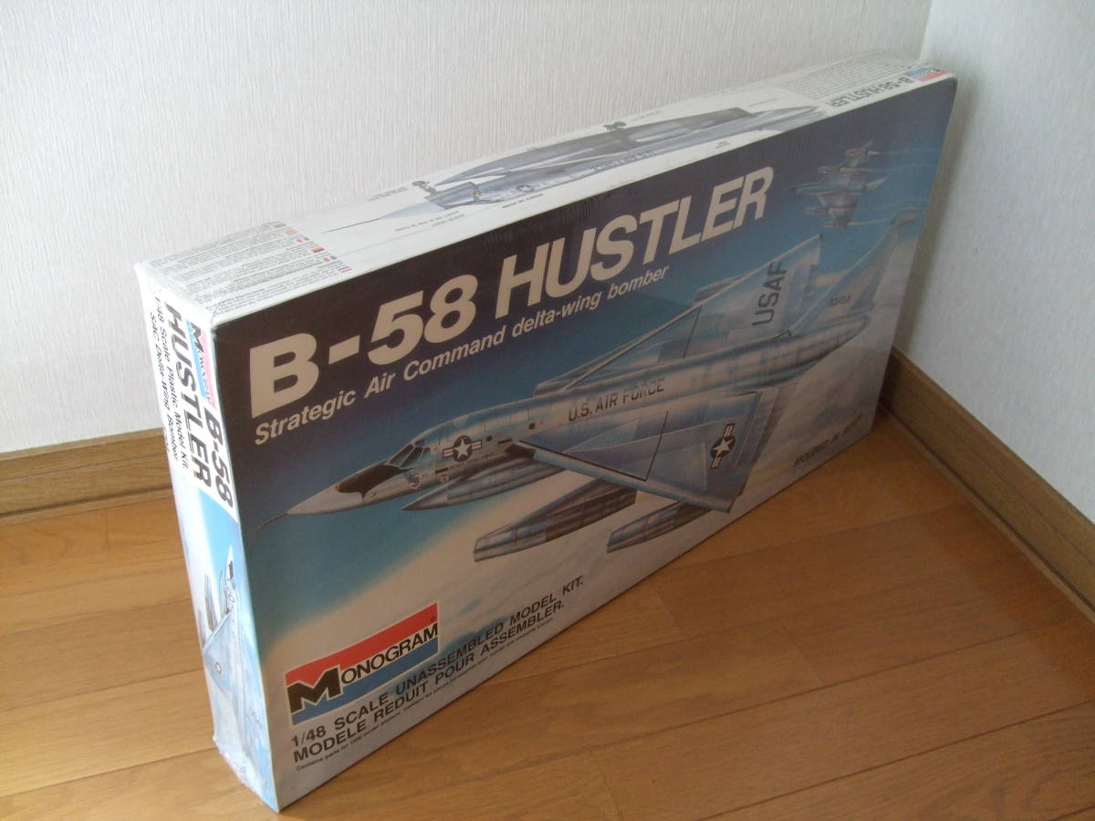 モノグラム 絶版 初版 1/48 B-58 ハスラー 未開封 全長662 モノグラム 絶版 初版 1/48 B-58 ハスラー 未開封 全長662