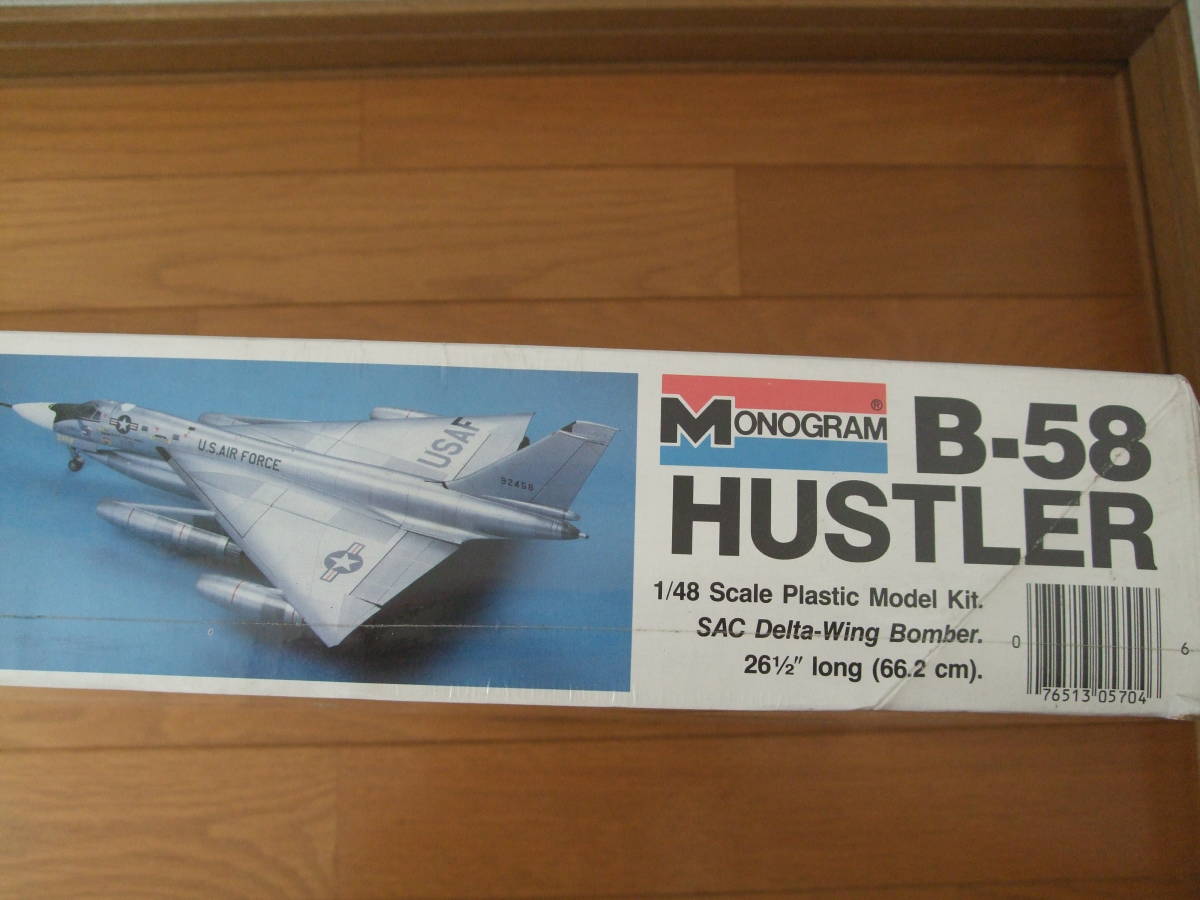 モノグラム 絶版 初版 1/48 B-58 ハスラー 未開封 全長662 モノグラム 絶版 初版 1/48 B-58 ハスラー 未開封 全長662