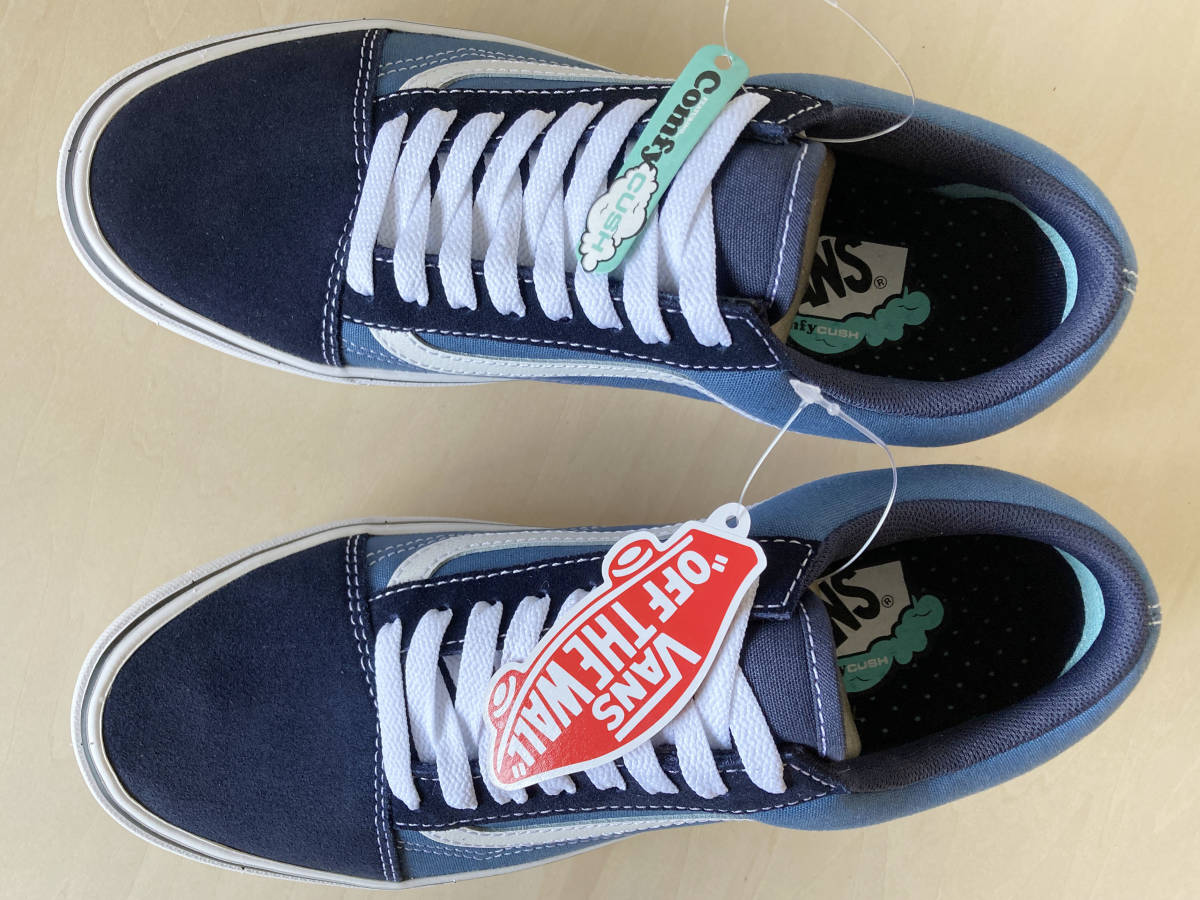 28cm バンズ ネイビー オールドスクール VANS OLD SKOOL COMFYCUSH NAVY US10/28 VN0A3WMAVNT_画像7