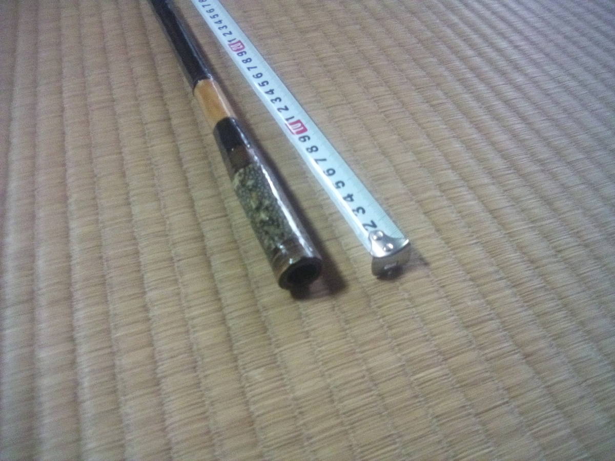 矢竹竿掛一本物!】【西峰作】総塗り☆鮫皮&螺鈿飾り☆ フィッシング 矢竹竿掛一本物!】【西峰作】総塗り☆鮫皮&螺鈿飾り☆ フィッシング