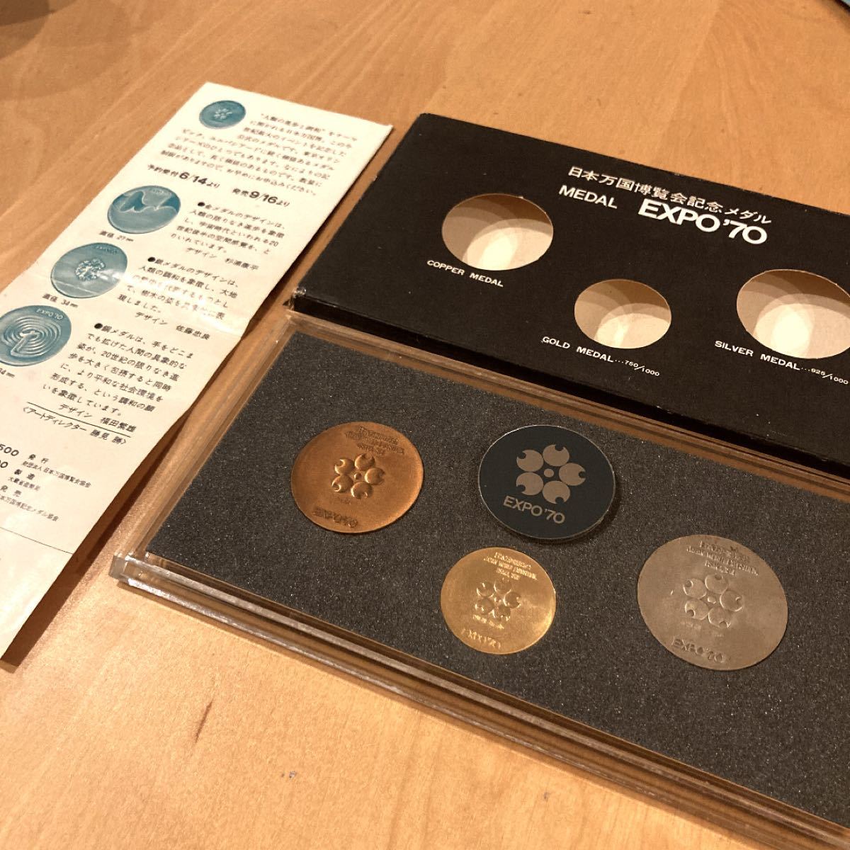 35720円 最大67%OFFクーポン 日本万国博覧会記念メダル MEDAL EXPO'70 金銀銅 セット