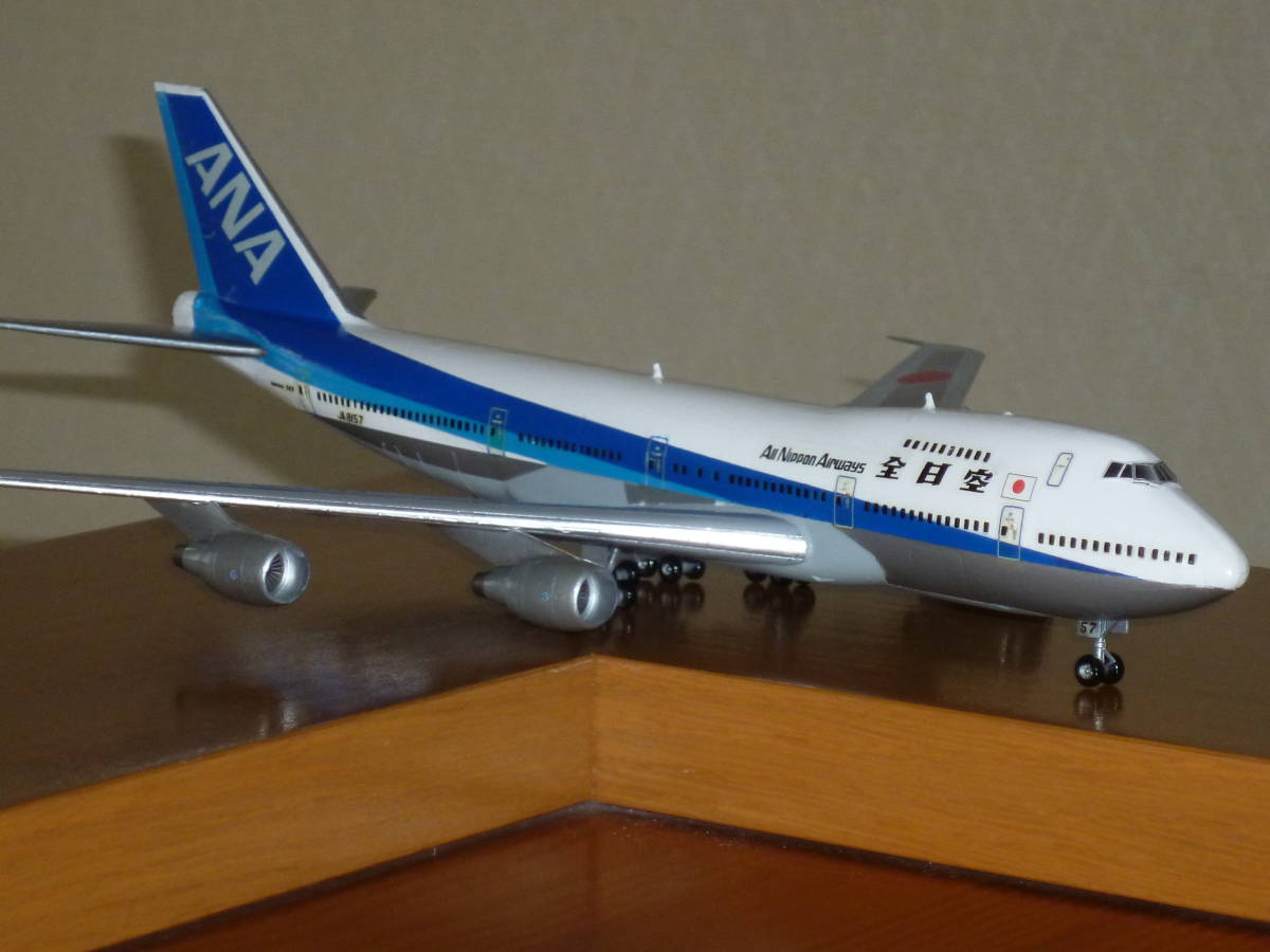 Yahoo!オークション - ANA 747-200B 1/200 完成品 スタンド付 Yahoo!オークション - ANA 747-200B 1/200 完成品 スタンド付