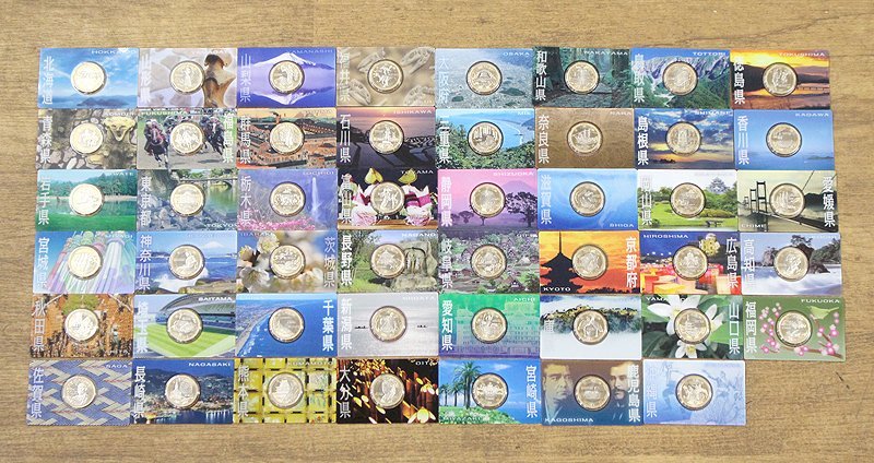 47都道府県コンプリート!! 地方自治法施行60周年記念貨幣 500円 バイ