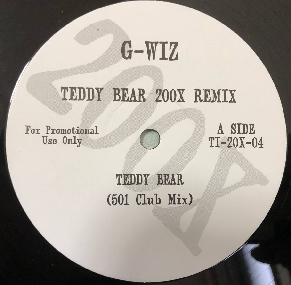PROMO ONLY / G-WIZ - TEDDY BEAR 200X REMIX / NEW JACK SMOOTH MIX / 501 CLUB MIX / BG123_画像2