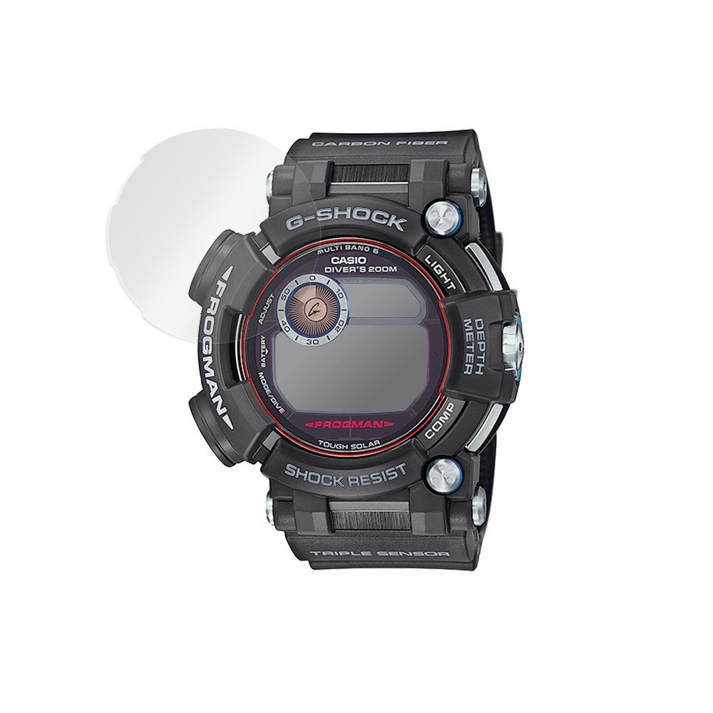 CASIO G-SHOCK GWF-D1000 シリーズ 保護 フィルム OverLay Brilliant for カシオ GSHOCK GWFD1000 シリーズ 液晶保護 防指紋 高光沢_画像3