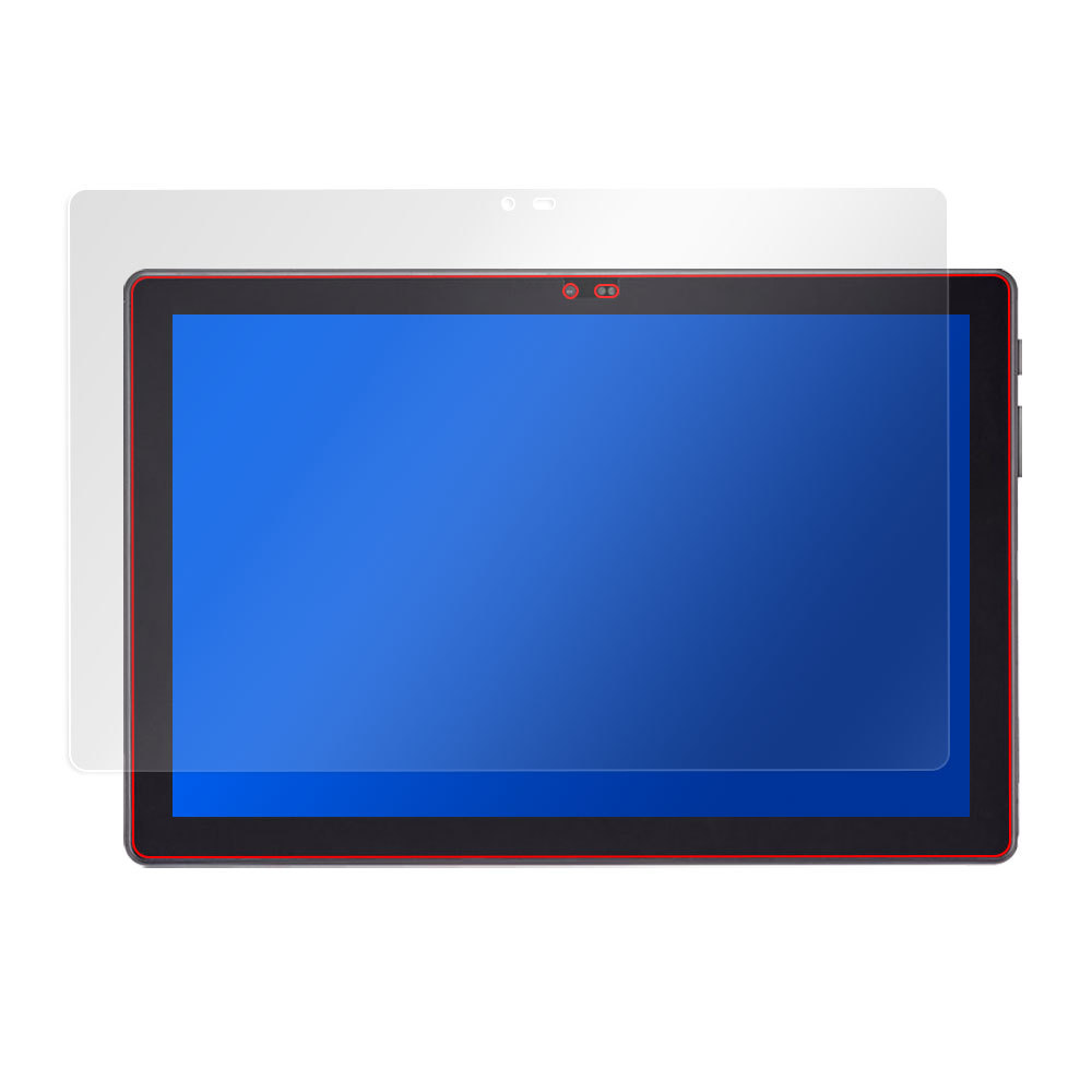 ＋Style タブレット 保護 フィルム OverLay 9H Plus for プラススタイル タブレット PS-TAB-WB01 高硬度で映りこみを低減する低反射タイプ_画像3