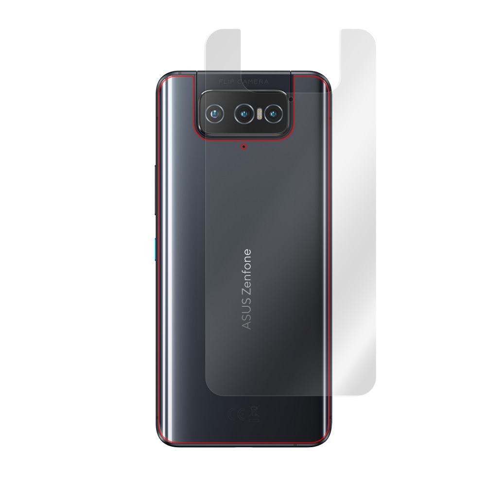 ZenFone8 Flip ZS672KS 背面 保護 フィルム OverLay FLEX for ASUS ZenFone 8 Flip (ZS672KS) 曲面対応 エイスース ゼンフォン8 フリップ_画像3