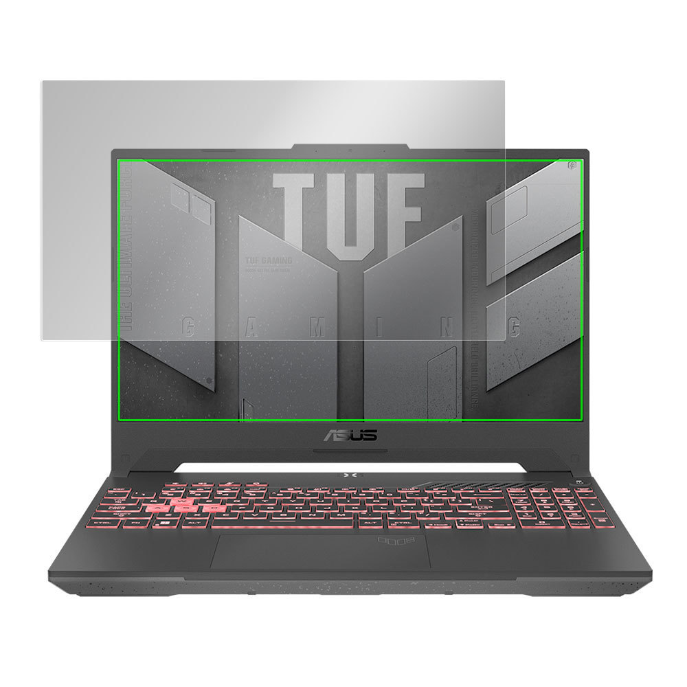 ASUS TUF Gaming A15 2022 保護 フィルム OverLay Eye Protector ゲーミングノートPC 2022年モデル 目にやさしい ブルーライトカット_画像3