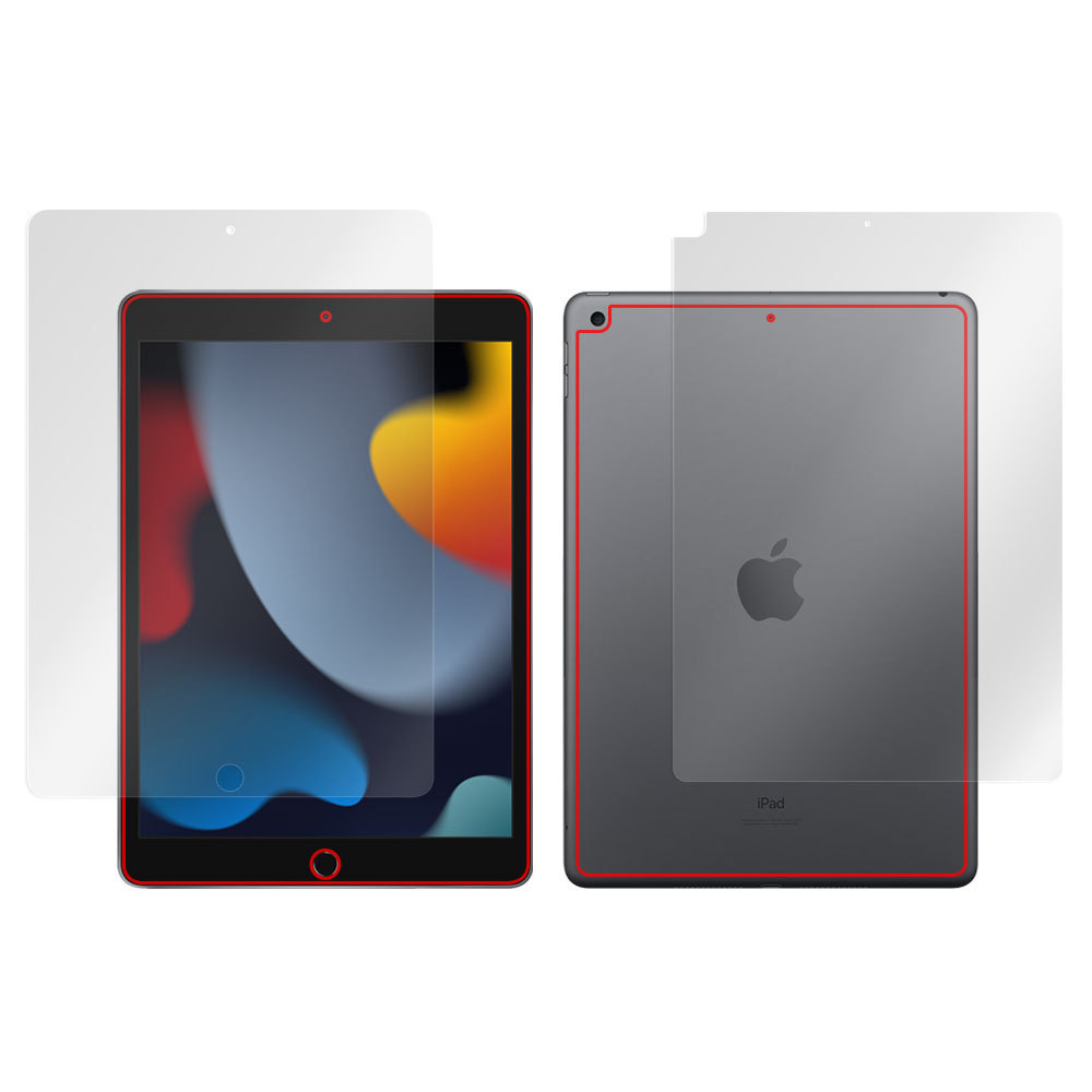 iPad 第9世代 Wi-Fiモデル 表面 背面 フィルム OverLay 9H Plus for iPad 第9世代 Wi-Fiモデル 表面・背面セット 9H 高硬度 低反射_画像3