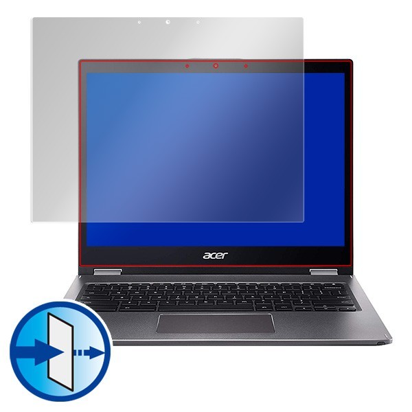 Acer Chromebook Spin 13 保護フィルム OverLay Eye Protector for Acer Chromebook Spin 13 ブルーライト カット エイサー クロームブック_画像3