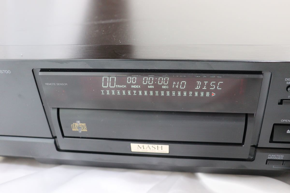 Panasonic パナソニック CDプレーヤー SL-PS700 リモコン付き 3日間