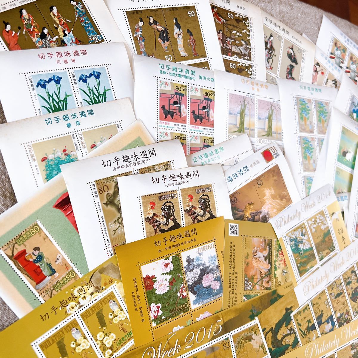 切手趣味週間　日本記念切手コレクション