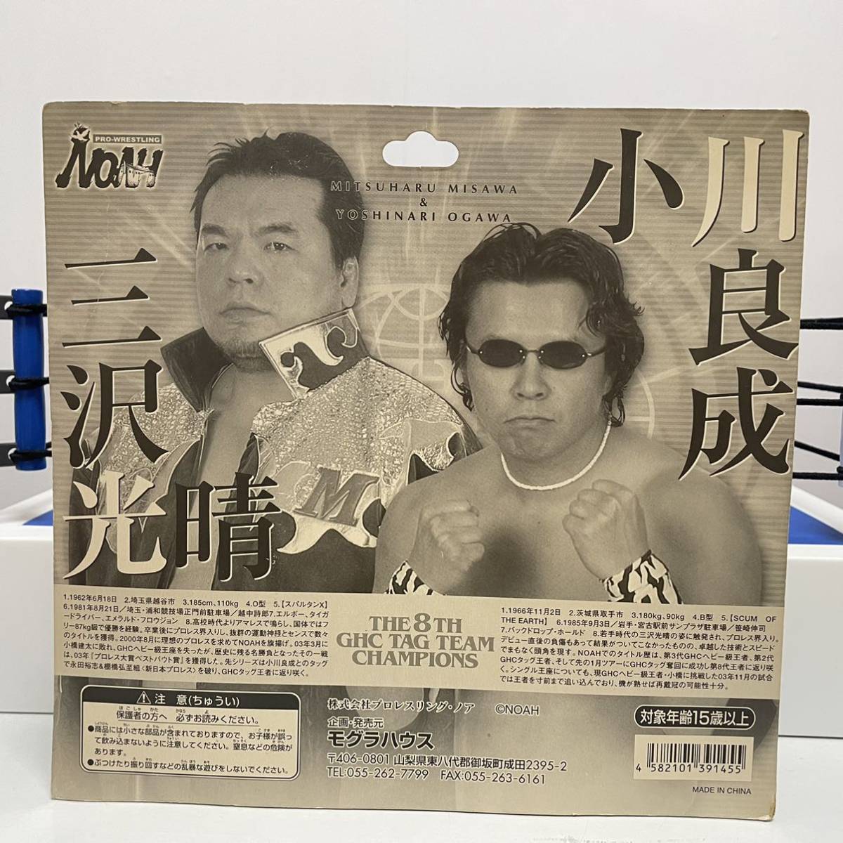 NOAH 三沢光晴 & 小川良成 GHCタッグ チャンピオン ベルト 付 全日本