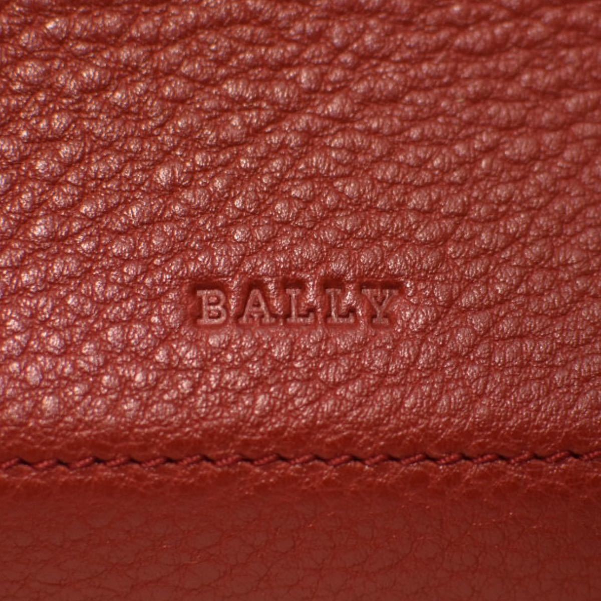 BALLY バリー キッセン スモール ハンドバッグ レザー ボルドー 2WAY