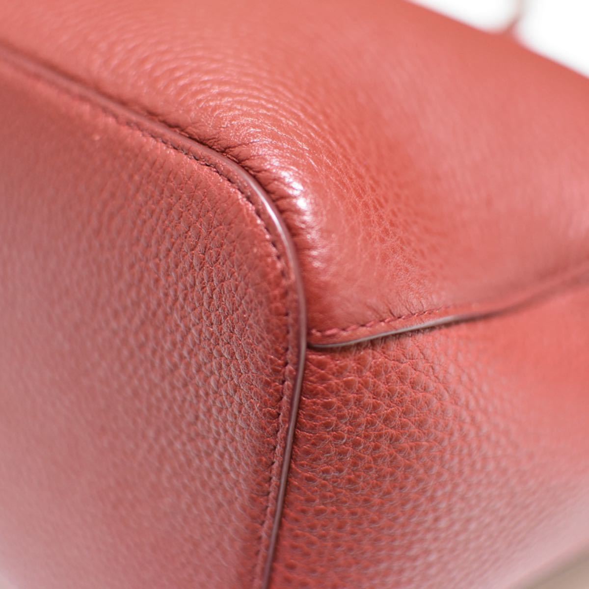 BALLY バリー キッセン スモール ハンドバッグ レザー ボルドー 2WAY