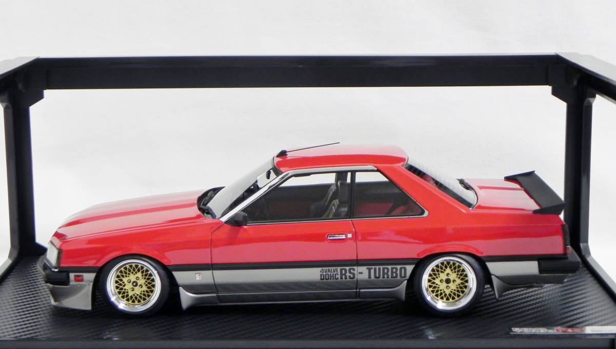 IG 0987 1/18 Nissan Skyline 2000 RS-Turbo (R30) Red/Silver