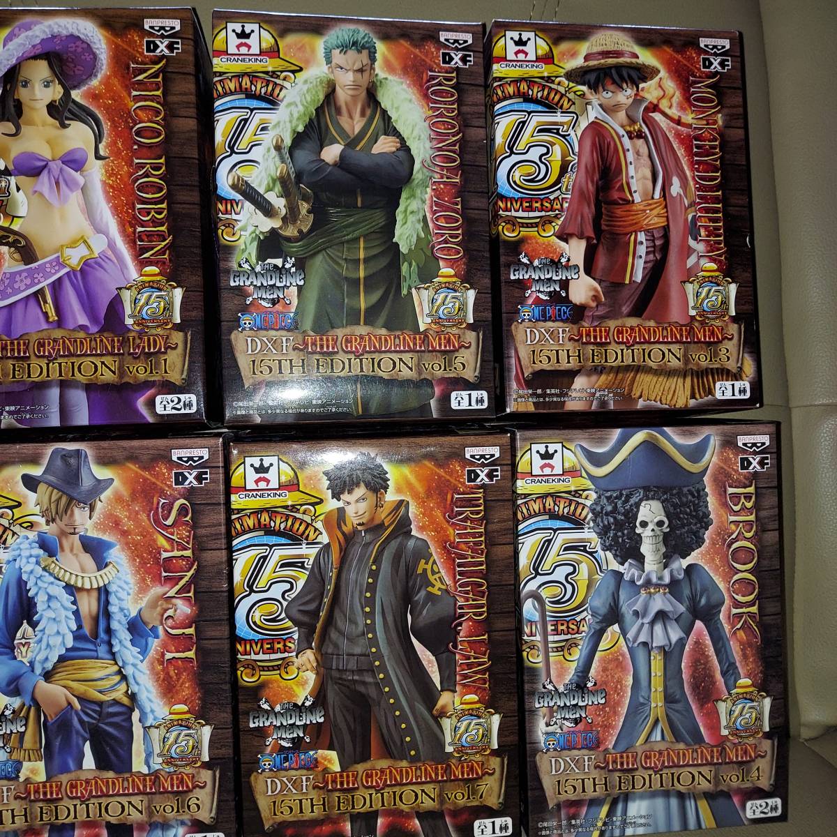 ONE PIECE☆15TH EDITION フィギュア 10点☆未開封☆チョッパー・ナミ