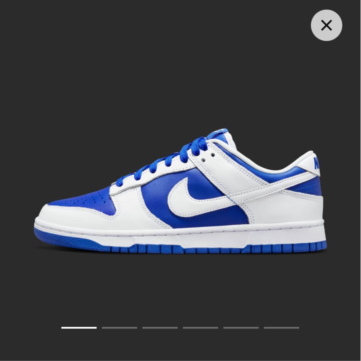 Nike Dunk Low Racer Blue and White/Reverse Kentucky 26 5 Yahoo