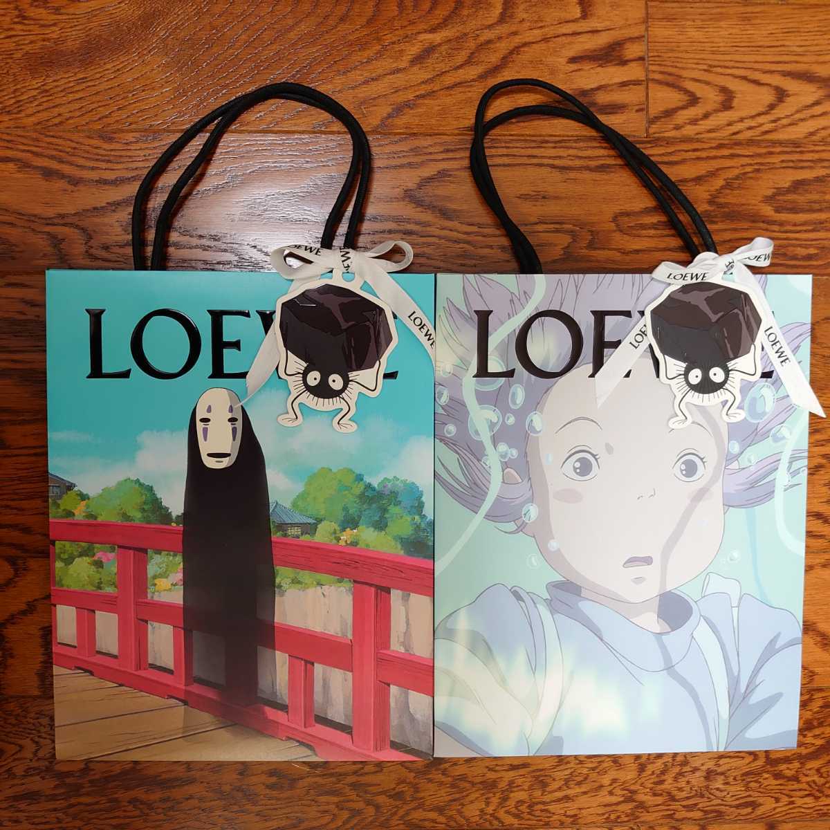 ヤフオク! - ロエベ LOEWE 千と千尋の神隠し ショップ袋 紙袋 シ...