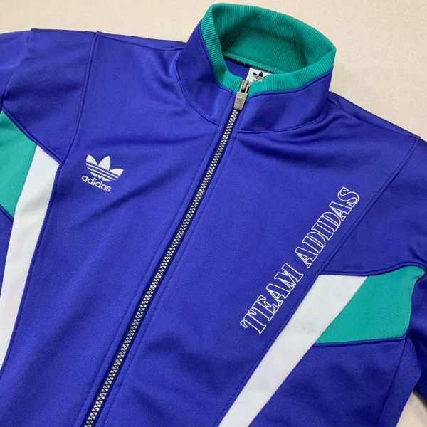 お気に入り アディダス adidas 90's ジャージ ホワイト グリーン