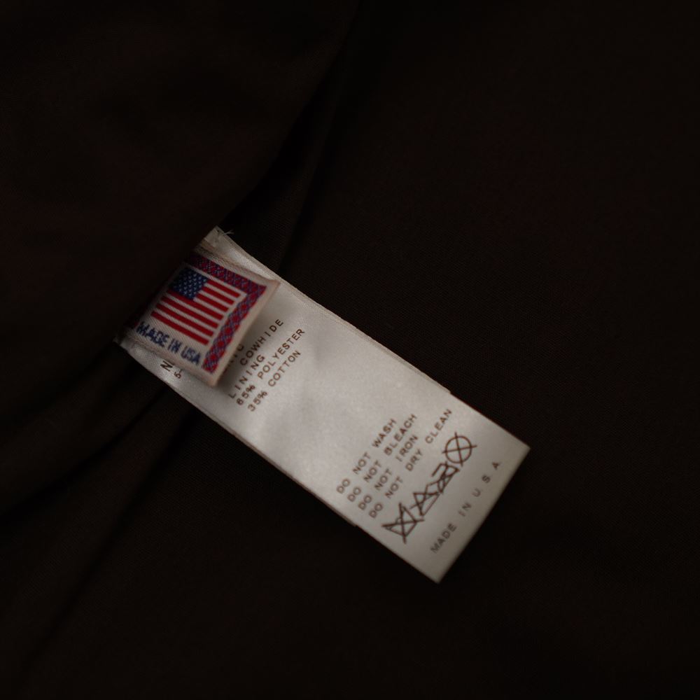 EG engineered garments GOLDENBEAR W имя кожа лучший Brown XS USA производства 