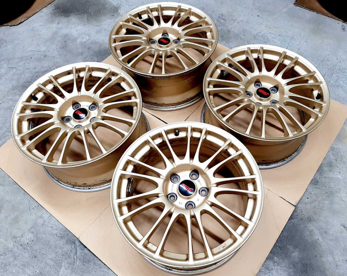 希少】スバル WRX STI 純正 BBS ホイール 4本セットGDB GRB GVB 希少】スバル WRX STI 純正 BBS ホイール 4本セットGDB GRB GVB