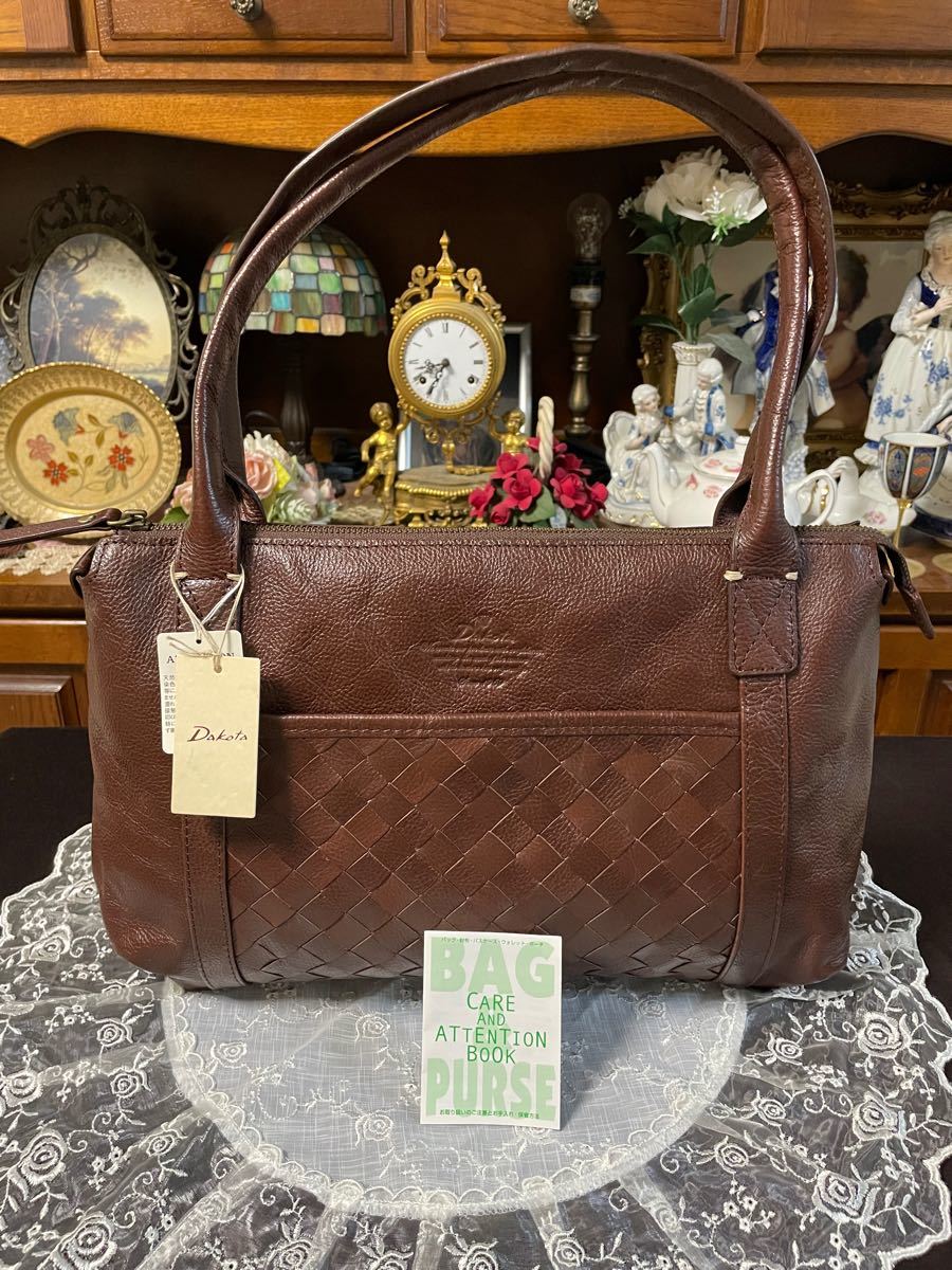 【希少!!】バッグ最新エルメス Dakota ダコタ トートバッグ ブラウン メッシュ 編み込み