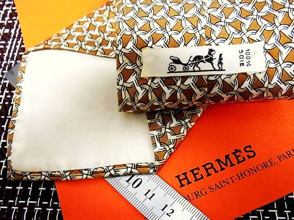 ・ω・ ★SALE/1407★エルメス【HERMES】ネクタイ♪_画像2